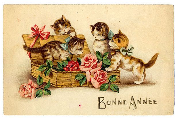 Carte De Voeux Ancienne / cartes de noël anciennes